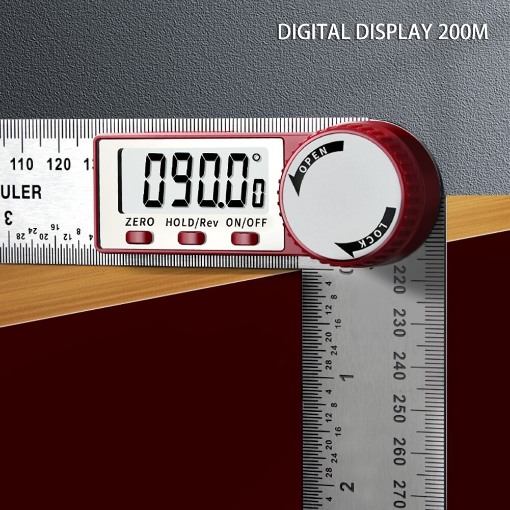 Digital Angle Meter Ruler Inclinometer Electron Goniometer Protractor Angle Finder Scale Angle Finder Measuring Tool