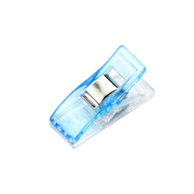 Clips de plástico multicolor para costura, pinzas de tela para Patchwork, artesanía, DIY colcha para el hogar, accesorios hechos a mano, herramientas de costura, 1/10 Uds.: E 10PCS