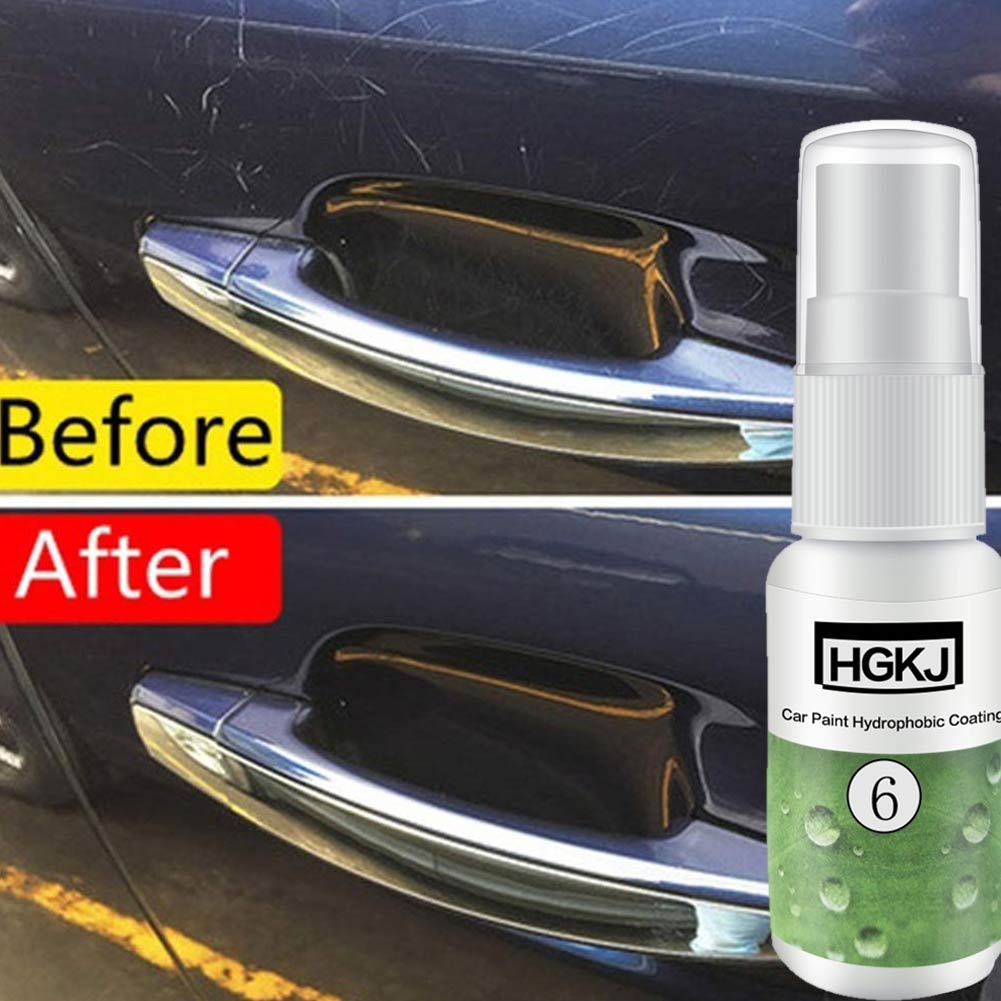 Líquido de pulido para el cuidado de la pintura del coche, sellador de pintura automático antiarañazos, recubrimiento hidrofóbico de HGKJ-6, 20/50ml, M8617