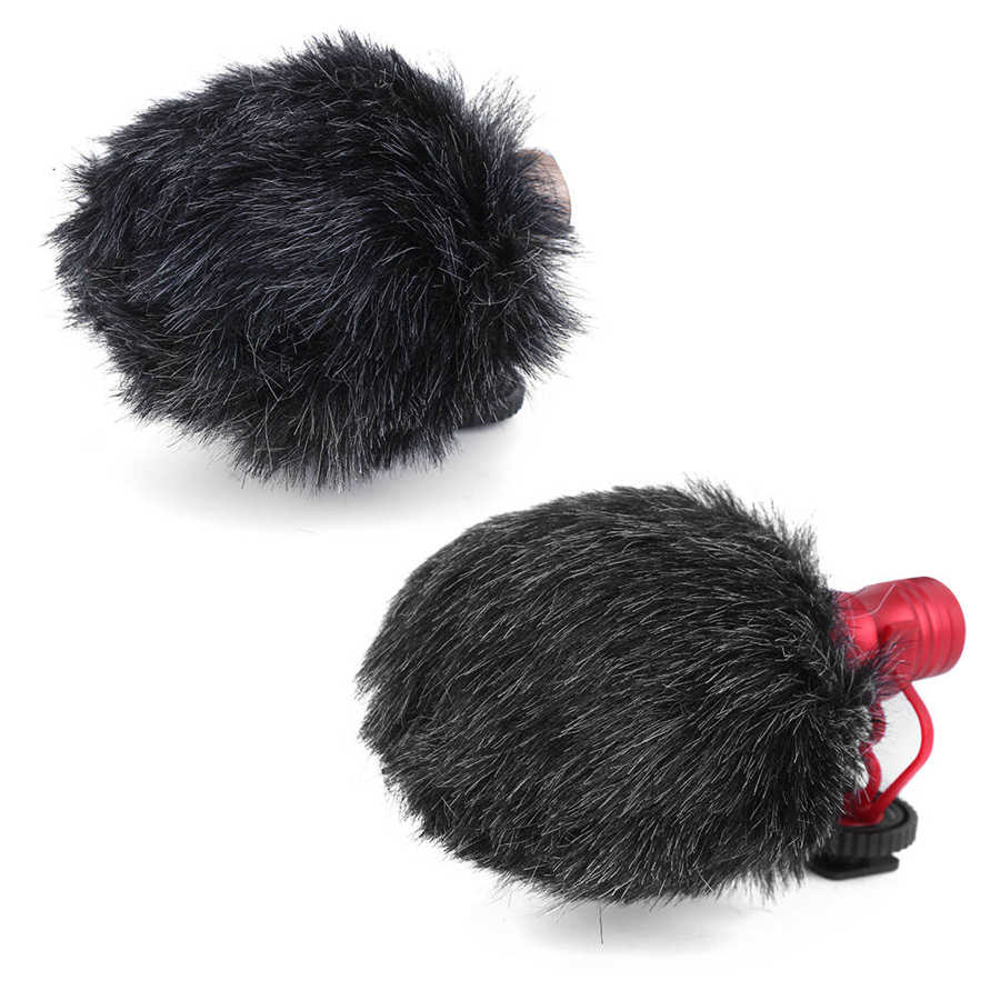 Mini Portable 3.5mm Condenser Microphone Phone Vlogging Video Record Camera Interview Mic with Muff studio microphone