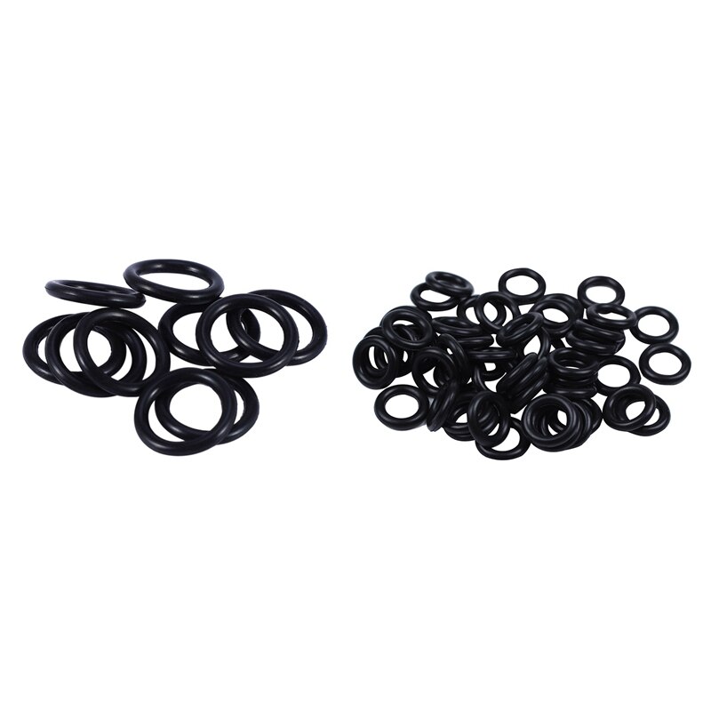 60 Stuks Zwarte Nitril Rubber O Ring Seals Wasmachines 12 Mm X 2.5 Mm X 7 Mm & 16X12X2 Mm: Default Title