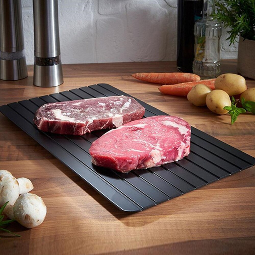 Fast Defrosting Tray Thaw Frozen Food Meat Fruit Quick Defrosting Plate Board Defrost Kitchen Tool