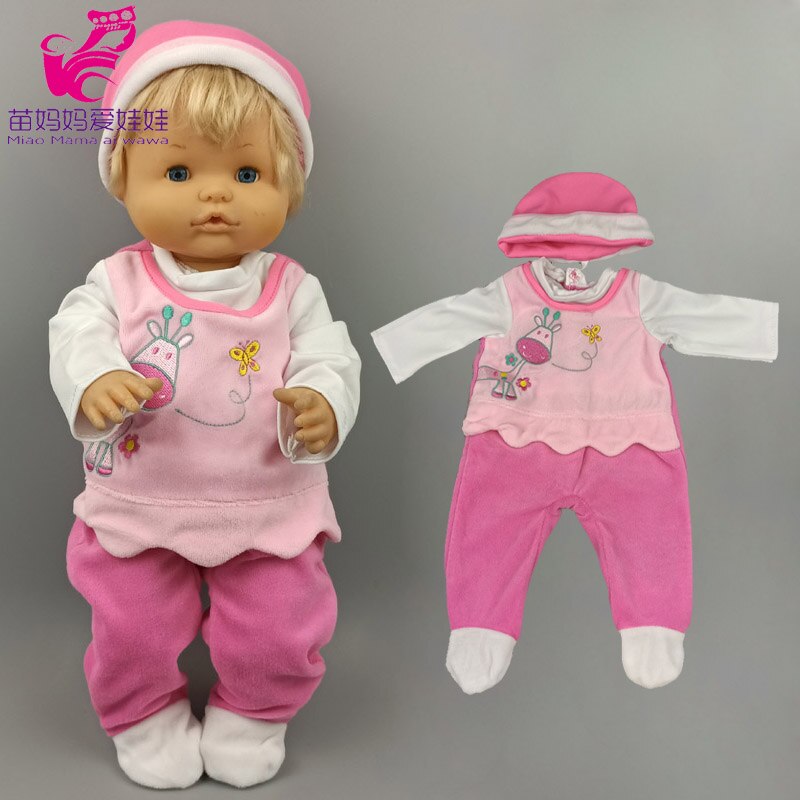38 cm babydoll roupas para 40cm nenuco ropa y su hermanita boneca roupas acessórios