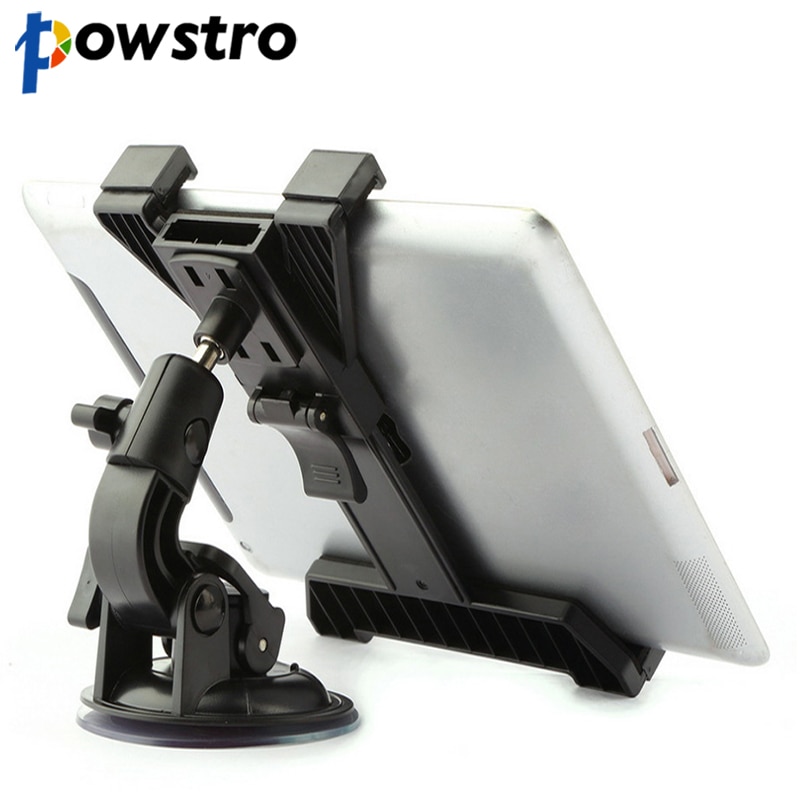 Powstro Tablet Supporto da Auto Del Telefono Staffa di Mensola Del Desktop Parabrezza del Supporto Dell'automobile Culla per iPad per Samsung Tab per 7 8 9 10 pollici