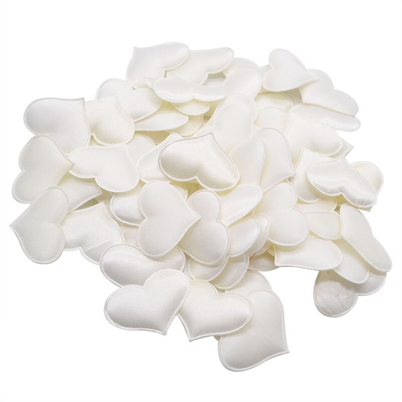 100 pçs coração tecido confetes decoração de mesa de casamento confetes pequeno amor coração pétala diy artesanato feliz aniversário festa suprimentos