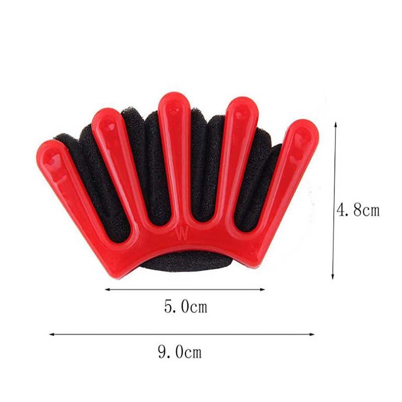 Rood/Blauw Franse Haar Vlechten Tool Hair Twist Styling Bun Weave Sponge Vlecht Twist Hairstyling Braider Diy Accessoires 1pc