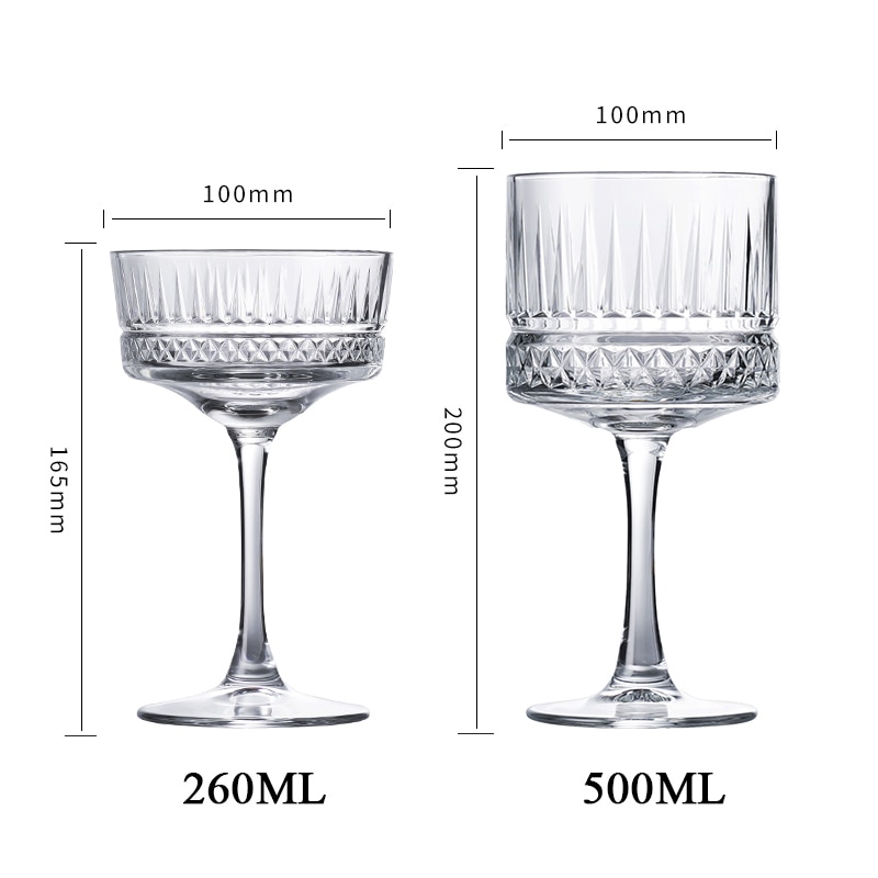 Pasha Pachi High-footed Glass Red Wine Glass Ins Style Personality Net Red Dessert Glass Cocktail Glass Bar Party Tools