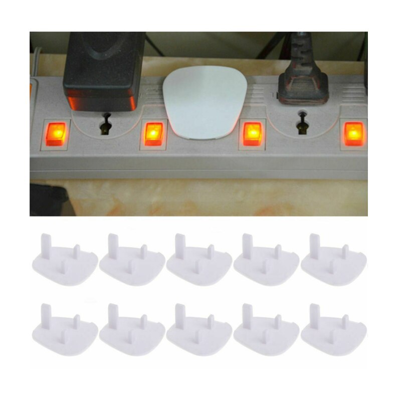 3 6 8 12 24 Packs Baby Safety Outlet Plug Cover Power Socket Protectors Children Kids Electric Shock Guard Protection 3 Pins