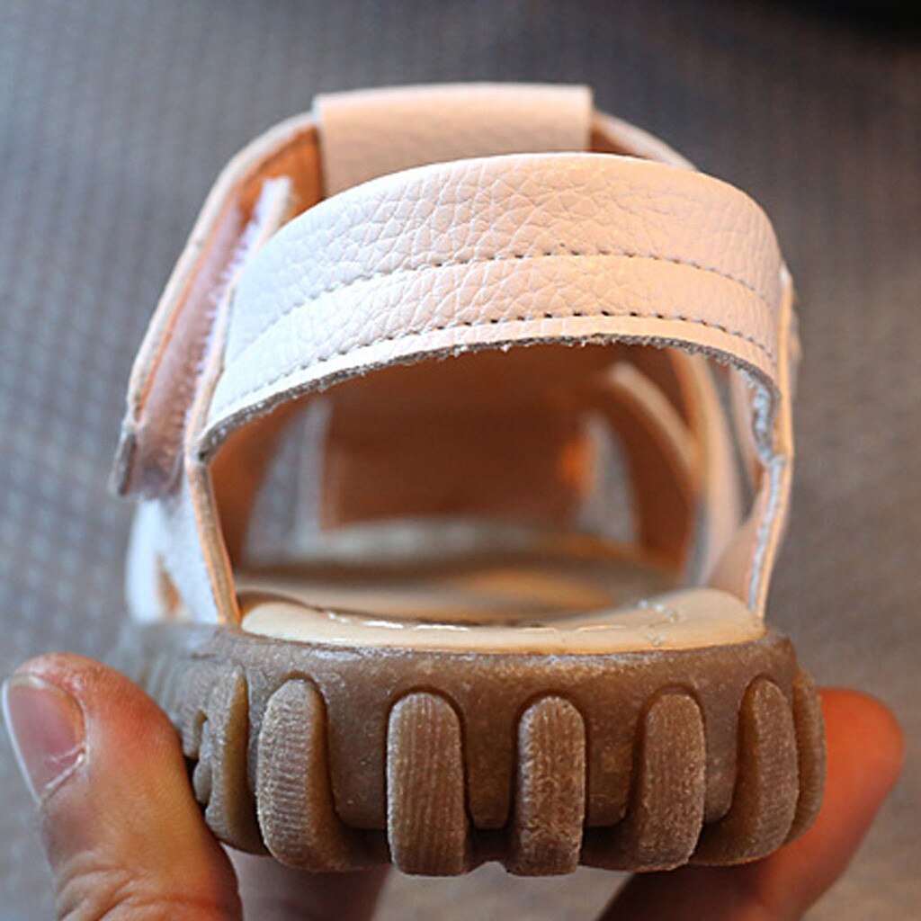 LONSANT Baby Sandals Toddler Kids leather hollow first walker shoes Boys Girls Summer Casual Sneaker soft sole Sandals