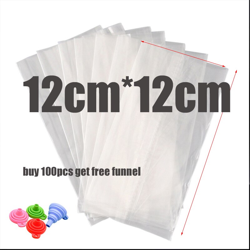 Bolsas de PVA para pesca de carpa, bolsa soluble en agua ambiental de disolución rápida para pesca de carpa, compra 2 lotes y obtén embudo plegable gratis, 50 Uds.: 1212