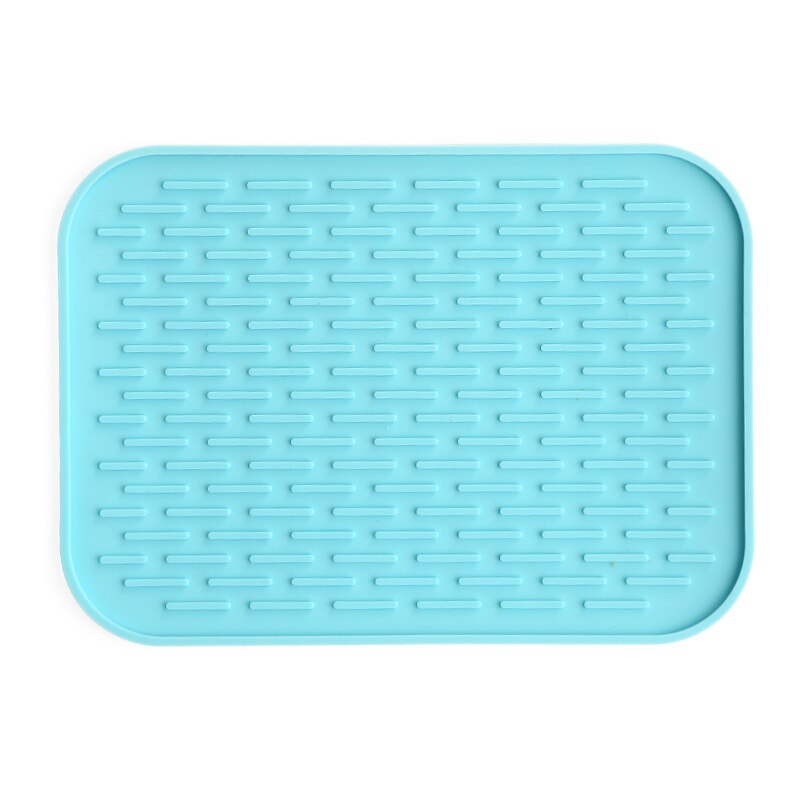 Tapete de silicone resistente ao calor, esteira retangular antiderrapante, suporte de panela, esteira para cozinha, acessórios para cozinha, 1 peça: 4
