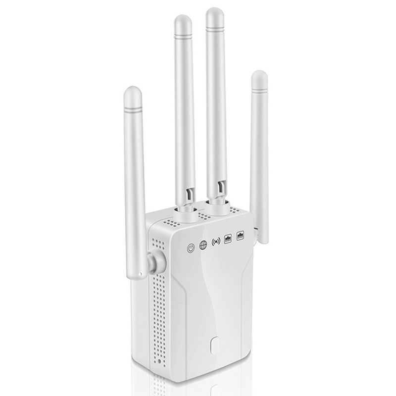 Wireless Extender WIFI Signal Amplifier 1200Mbps 5Ghz 2.4Ghz Dual-Band Extender Wireless AP Repeater,EU Plug: Default Title