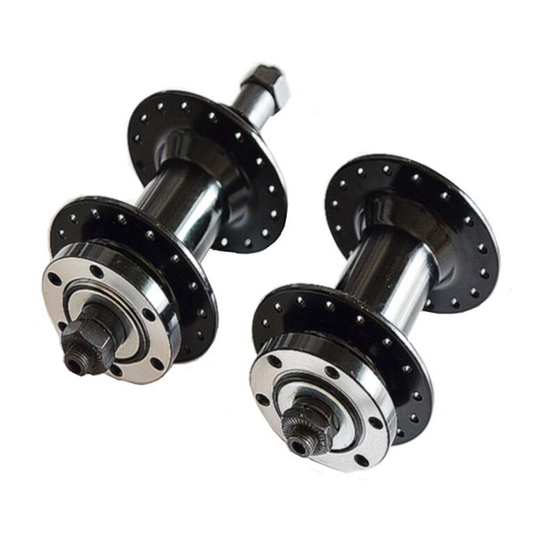 Bicycle Freewheel Swivel Hub MTB Disc Card Brake Mountain Bike Hub Bearing Brake Hubs Set 32 Holes Quick Release Accessories