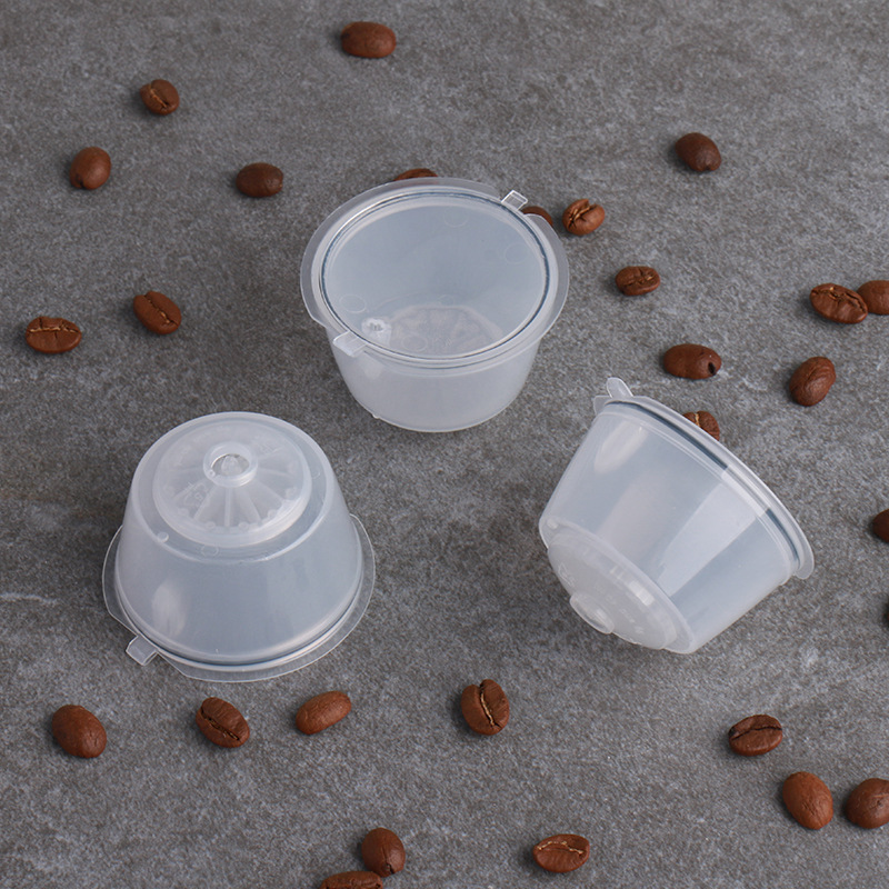 3 unids/lote cápsula de café Dolce Gusto reutilizable verde, cápsulas de cestas de filtro de café Dolce Gusto compatibles recargables de plástico