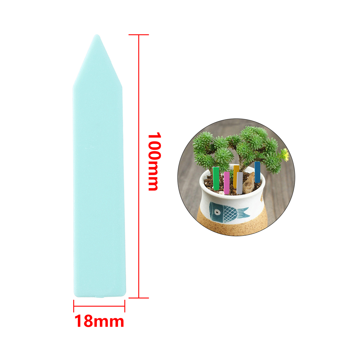 Etykiety na rośliny ogrodowe PVC kształt strzałki szkółka taca na sadzonki znak szklarnia smutny kwiat bonsai tablica rejestracyjna wiele kolorów 50 sztuk: Ciemny khaki