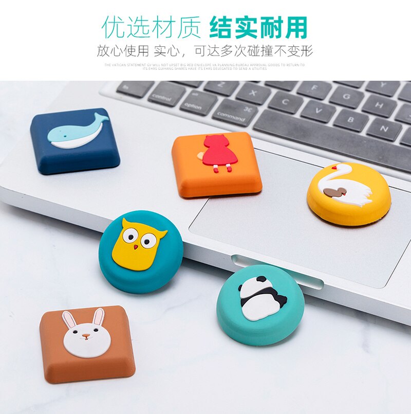 silicone anticollision pad cartoon mute thickened wall door handle anti-collision pad door safe insurance protection sticker