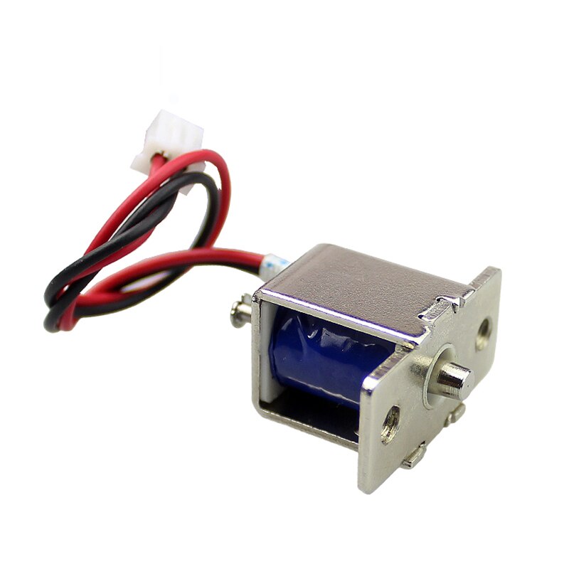 Small DC12V DC Electromagnet Showcase Door Electromagnetic Lock Mini Electronic Lock Embedded Electronic Control Bolt Lock