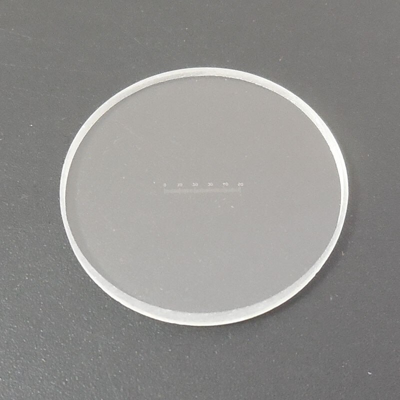 C3 DIV=0.1mm Eyepiece Graticule Measuring Glass Eyepiece Micrometer Ocular Reticle Microscopes Accessories