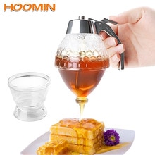 Dozownik miodu czajnik słoik na miód pojemnik syrop maltozowy ściskać butelka sok dżem kubek garnek z uchwytem na stojak akcesoria kuchenne
