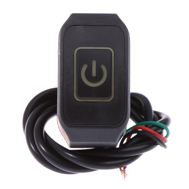 Motorrad-Lenkerschalter, 22 mm, 12 V, Ein-/Aus-Geschmack, universeller wasserdichter Motorrad-Anschluss, Steuerschalter, Moto-Zubehör: Lavendel