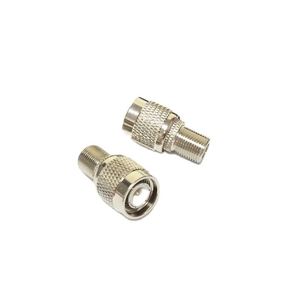 1 stück TNC Stecker auf F-kupplung RF koax Adapter-konverter Gerade Nickelplated