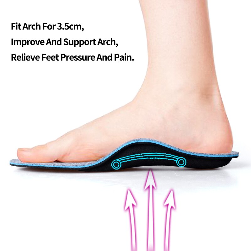 Platvoeten Orthopedische Inlegzolen Arch Ondersteuning Orthotics Winter Warm Verwarmde Wol Schoen Inserts Voor Fasciitis Plantaris Verlichten Voet Pijn