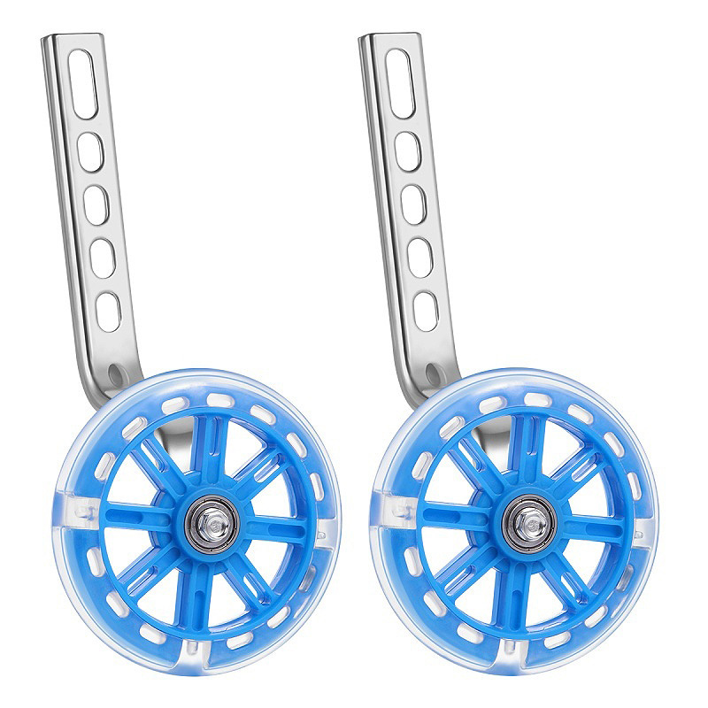 2 Roues Stabilisatrices Vélo Enfant 12-20 Pouces | LED Flash | Réglables & Robustes