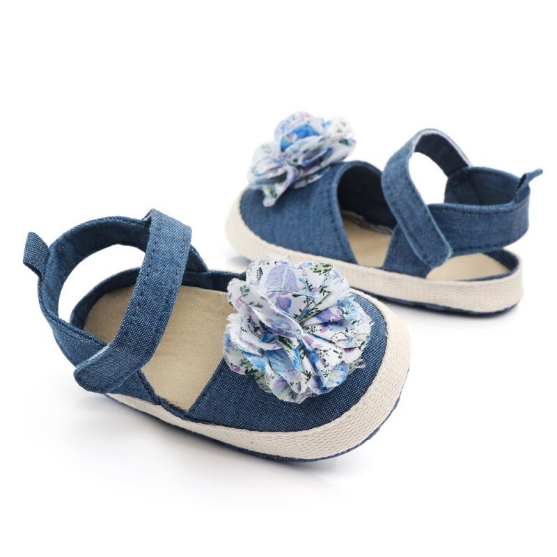 Newest Summer Kids Shoes Cotton Sweet Children Sandals For Girls Toddler Baby Breathable Shoes