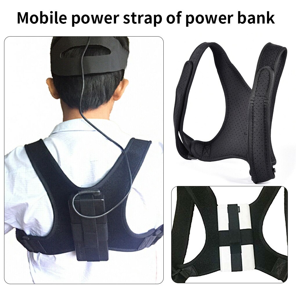 Shoulder Belt Battery Power Bank Adjustable Back Shoulder Strap Replacement for Oculus Quest 2