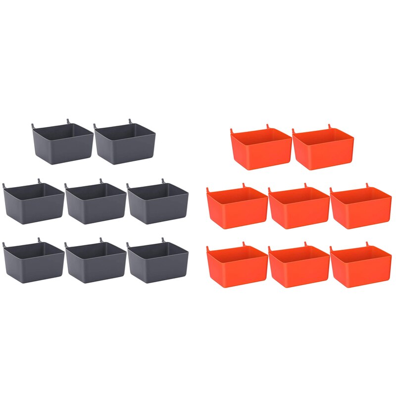 GMBYLBY Handige Tool Organisatie Box Pegboard Opbergmand Set Met Haak En Praktische Peg Board Bakken
