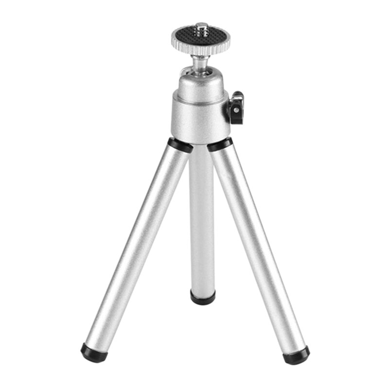 Mini statief voor telefoon, statief voor  yg300 projectorcamera's, statief voor iphone  x 8, 7, 6s voor xiaomi, voor samsung: Zilver