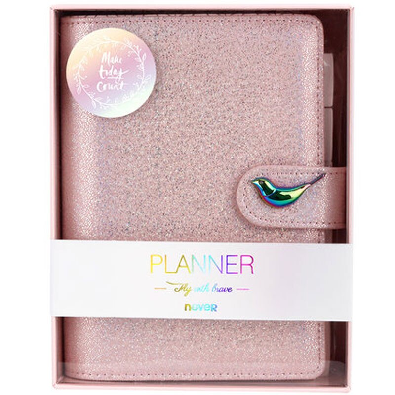 Never A6 Planner Refill For Filofax Notebook 6 Hole Loose Leaf Inner Diary Monthly Weekly Planner Schedule Book