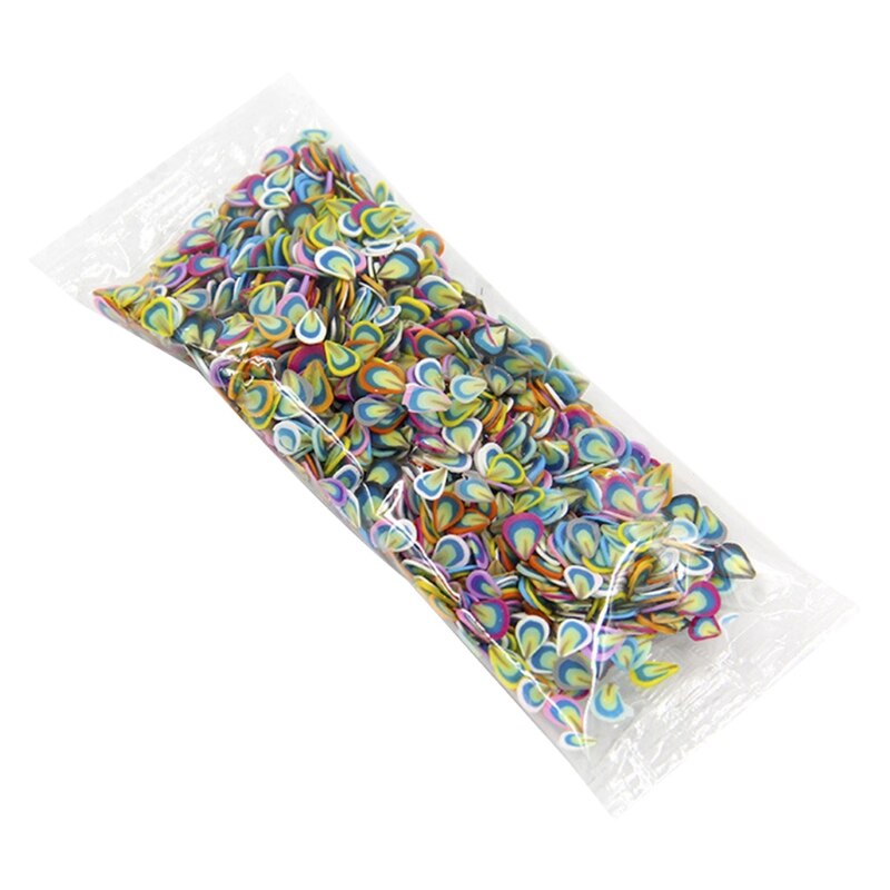 1000 Teile/paket Ton Harz Füllungen Handwerk Obst Blatt Blumen Muster Bunte Mixed Füllstoff für DIY Epoxy Harz Schmuck Nail art dezember: 9