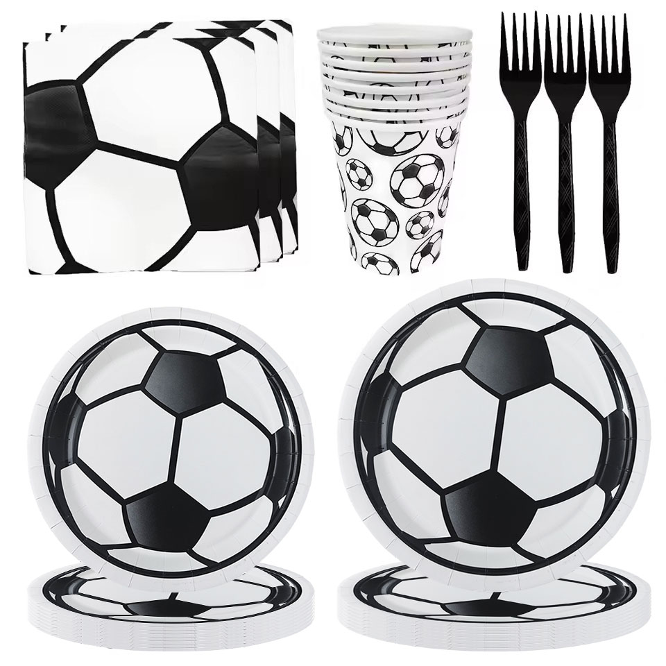 FußBall Geburtstag Party Erzähler Servietten FußBall Party Liefert Einweg Papier Geschirr Dekor FußBall Fans Geburtstag Party Liefert