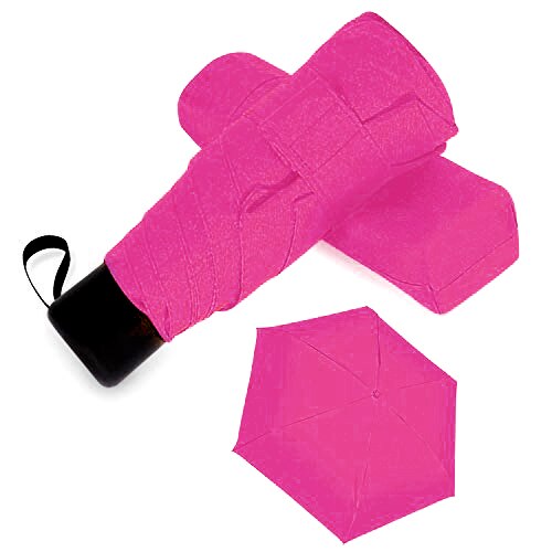 9 Kleuren Paraplu Regen Vrouwen Paraplu Academy Opvouwbare Parasol Paraplu Mini Pocket Paraplu Kinderen Paraplu Parasol: Rose Red
