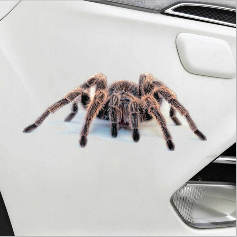 3D Spider Scorpion Animal Print Car Window Bumper Body Decal Sticker Waterproof Removable Wall Art Cartoon Car Stickers