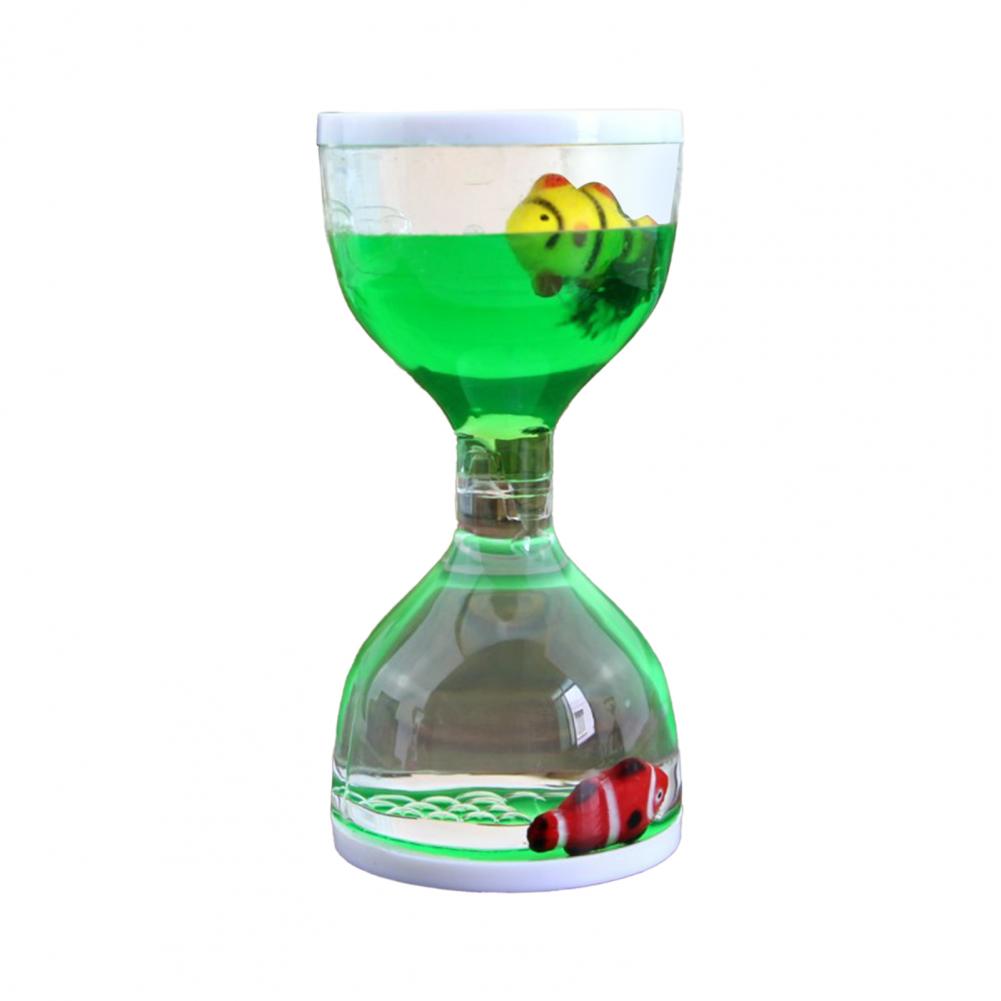 Timer Toy Exquisite Leak-Proof Joyful Moving Drip Oil Hourglass Model for Desktop