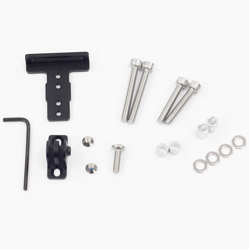 Soporte de luz delantera para bicicleta soporte de luz Universal para Go pro Hero Cámara deportiva Luz de ciclismo: gopro mount