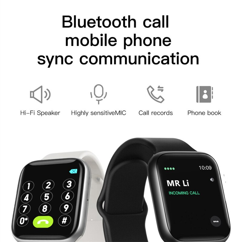Cobrafly T500 PLUS Smartwatch - 44mm IWO Style - Bluetooth Call - Heart Rate & Fitness Tracker