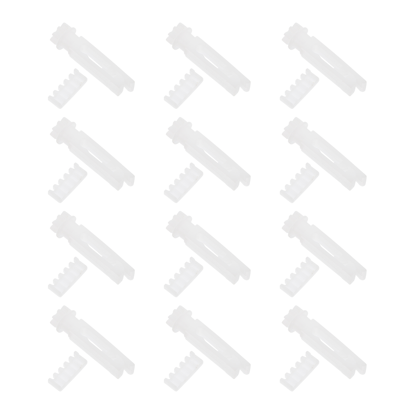 12 Pcs Vertical Blinds Repairing Pulley Curtain Pulleys Blind Curtain Repair Parts: Default Title