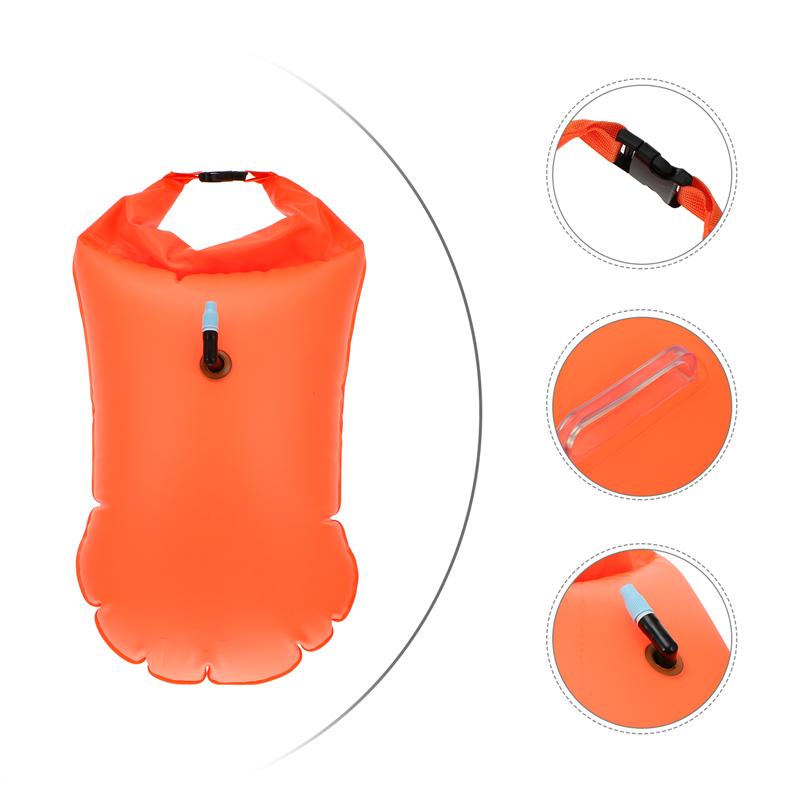 1pc 20L Inflatable Life-saving Bag Practical Diving Airbag Buoy Bag Float Bag