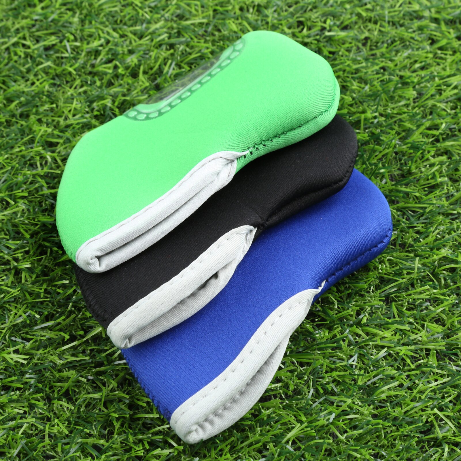 Neopreen Golf Ijzers Headcover Iron Putter Head Beschermende Covers Window Golf Club Head Cover Golf Accessoires Zwart/Blauw/ groen