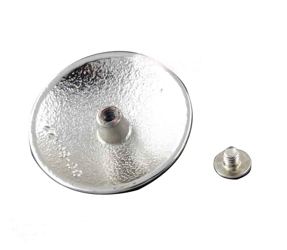 3 stuks turquoise tribal metalen ronde concho biker decoratieve knoop - schroefsluiting