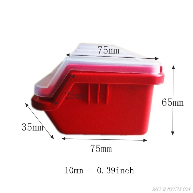 Plastic Tools Storage Box with Cover Parts Screw Toolbox Case Components Sorting Organizer Holder D14 20