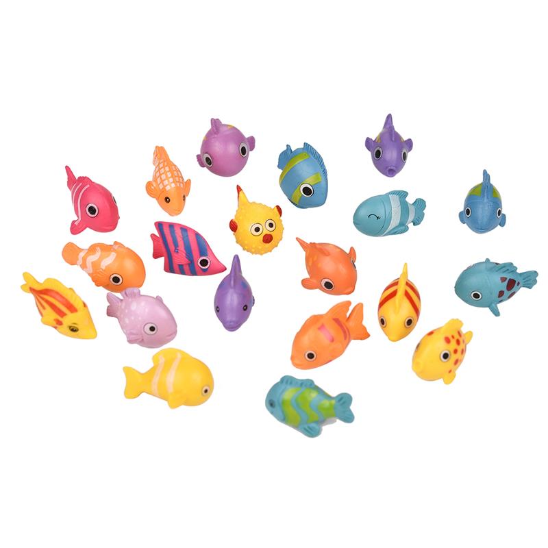 5 stk/parti fisk miniaturefigurer dekorative mini fe havedyr mos mikrolandskabspynt harpiks legetøj: Default Title