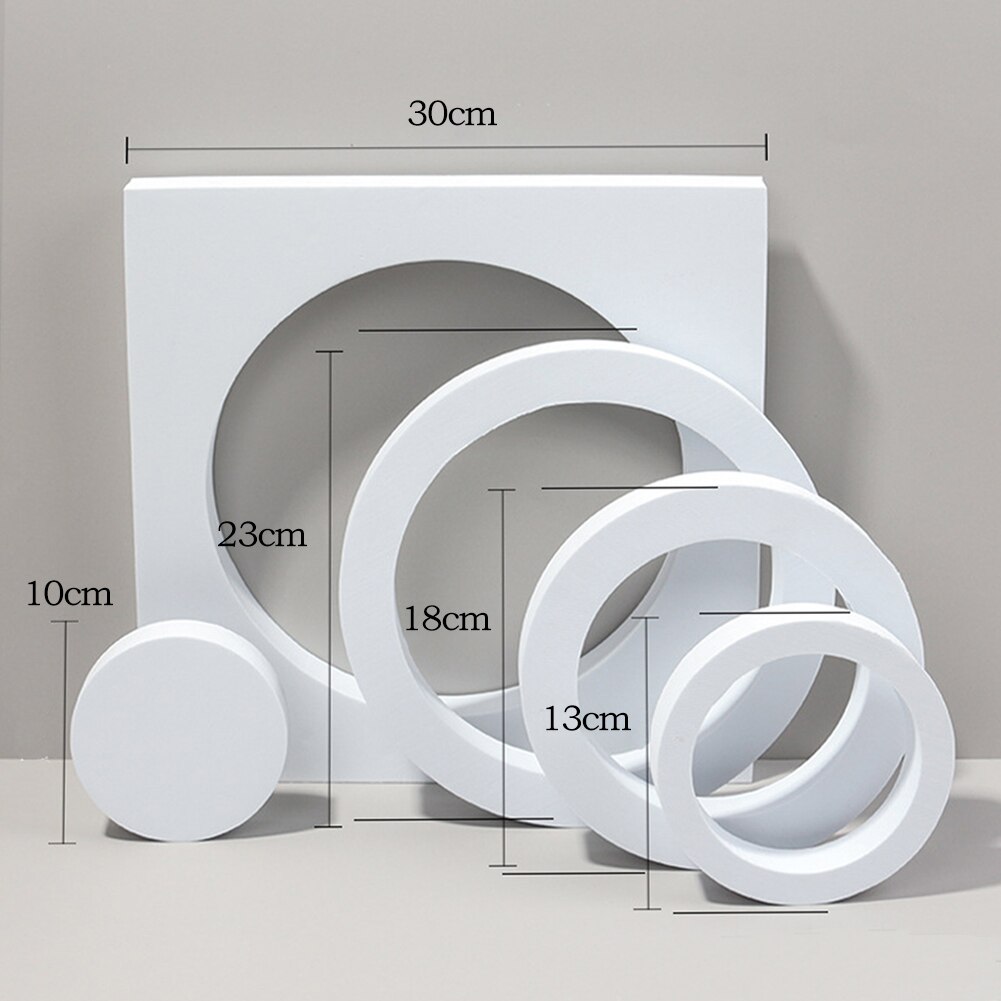 Three-Dimensional Cube Photo Photography Props for Jewelry Cosmetics Ornaments Display Geometry Shape Photo Background Props: 08