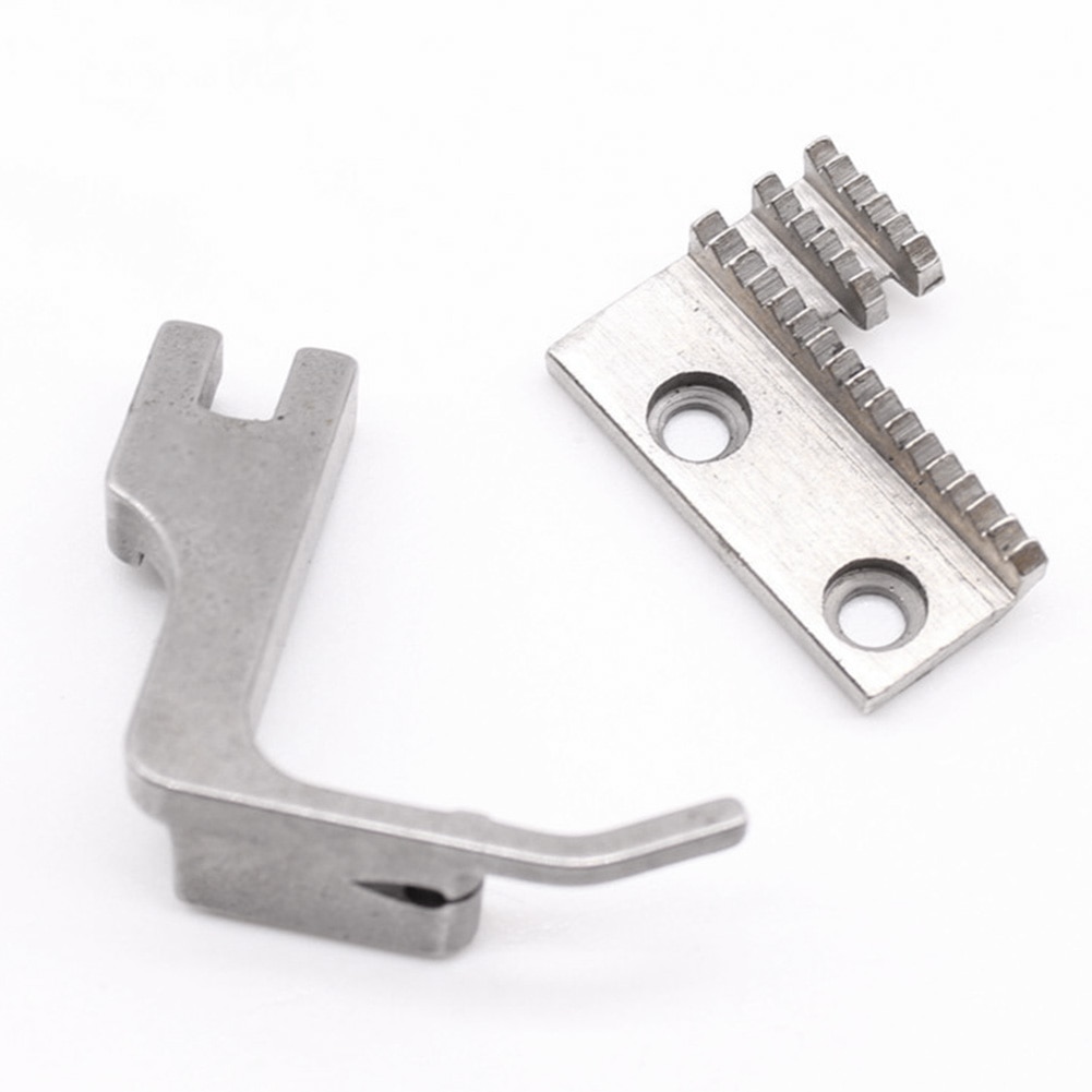 Roestvrij voor locksteekmachine rechte hoek gebogen rand schuine band overlockmap naaiaccessoires universeel industrieel