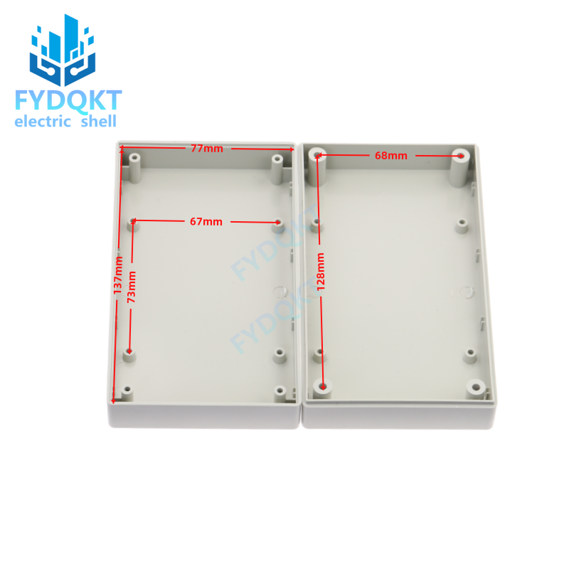 1pcs PCB Plastic Box Enclosure Electronic Project Case without screws 140x82x38mm Wire Junction Boxes