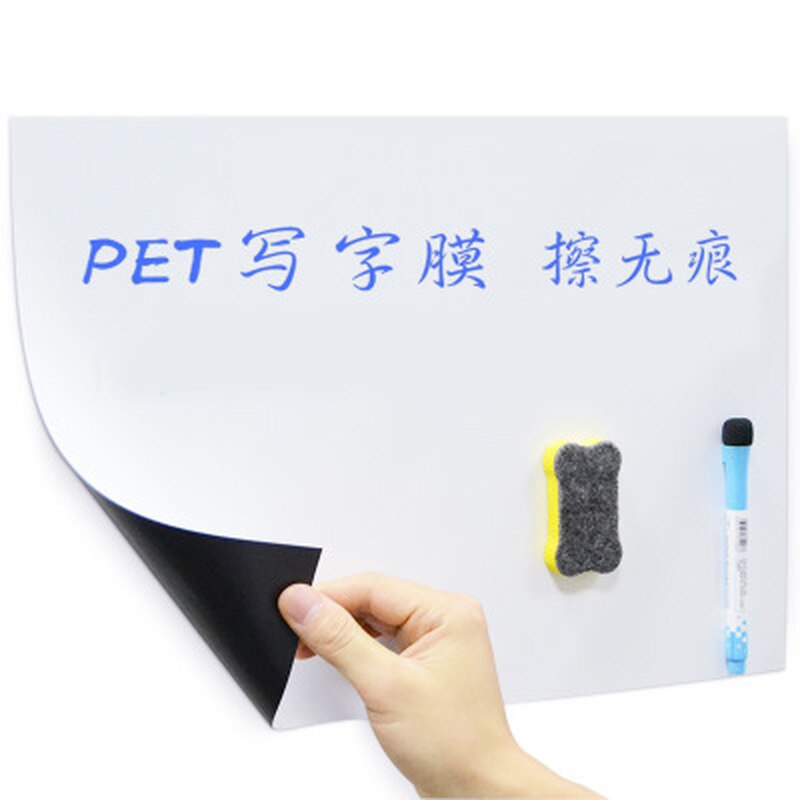 Soft Magnetic Whiteboard Sticker Fridge Magnets Presentation Boards School Message Boards Writing Escolar Dry Erase White Board