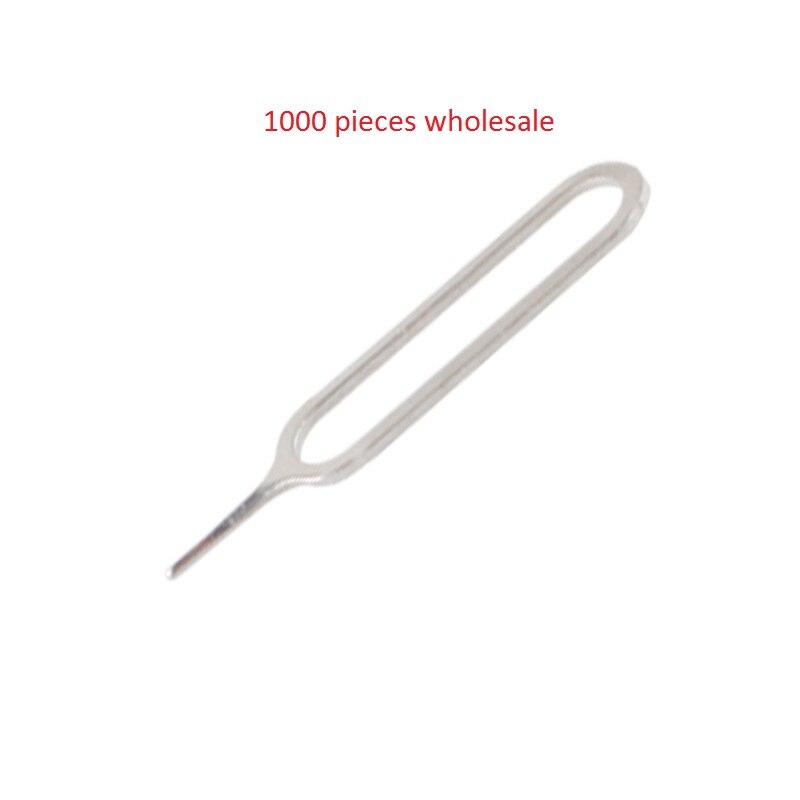 1000 stuks Sim Card Eject Pin Tool Naald Sleutel Voor iPhone X XS Max 5 s SE 6 6 s 7 8 Plus Xiaomi Huawei Samsung Galaxy